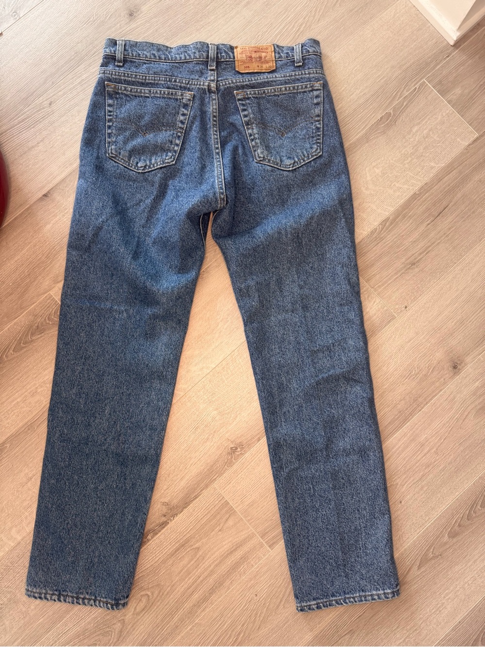 Vintage Levi's 505 Jeans USA Made 36x30 Medium Wash Stone Wash 80s